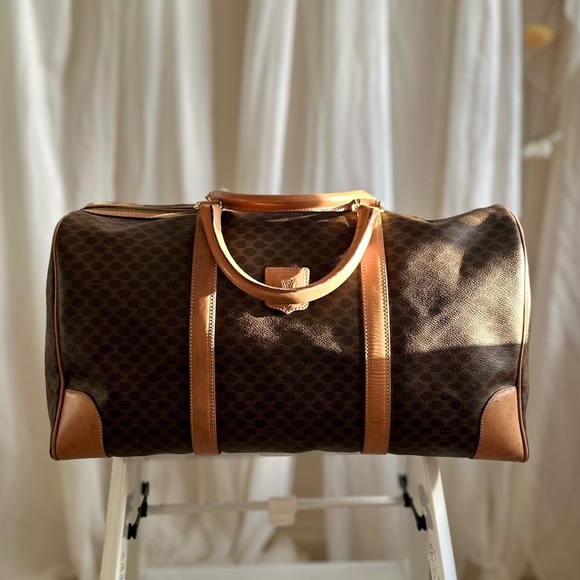 🍦SUNDAE SPRING SALE🍦Vintage Celine Luggage 50cm Travel Duffle / Celine Keepall - Picture 4 of 16